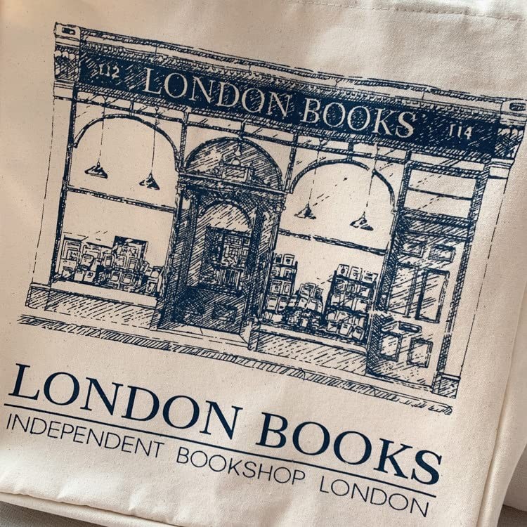 canvas tote bag for women, book tote bag aesthetic with zipper, cute small
