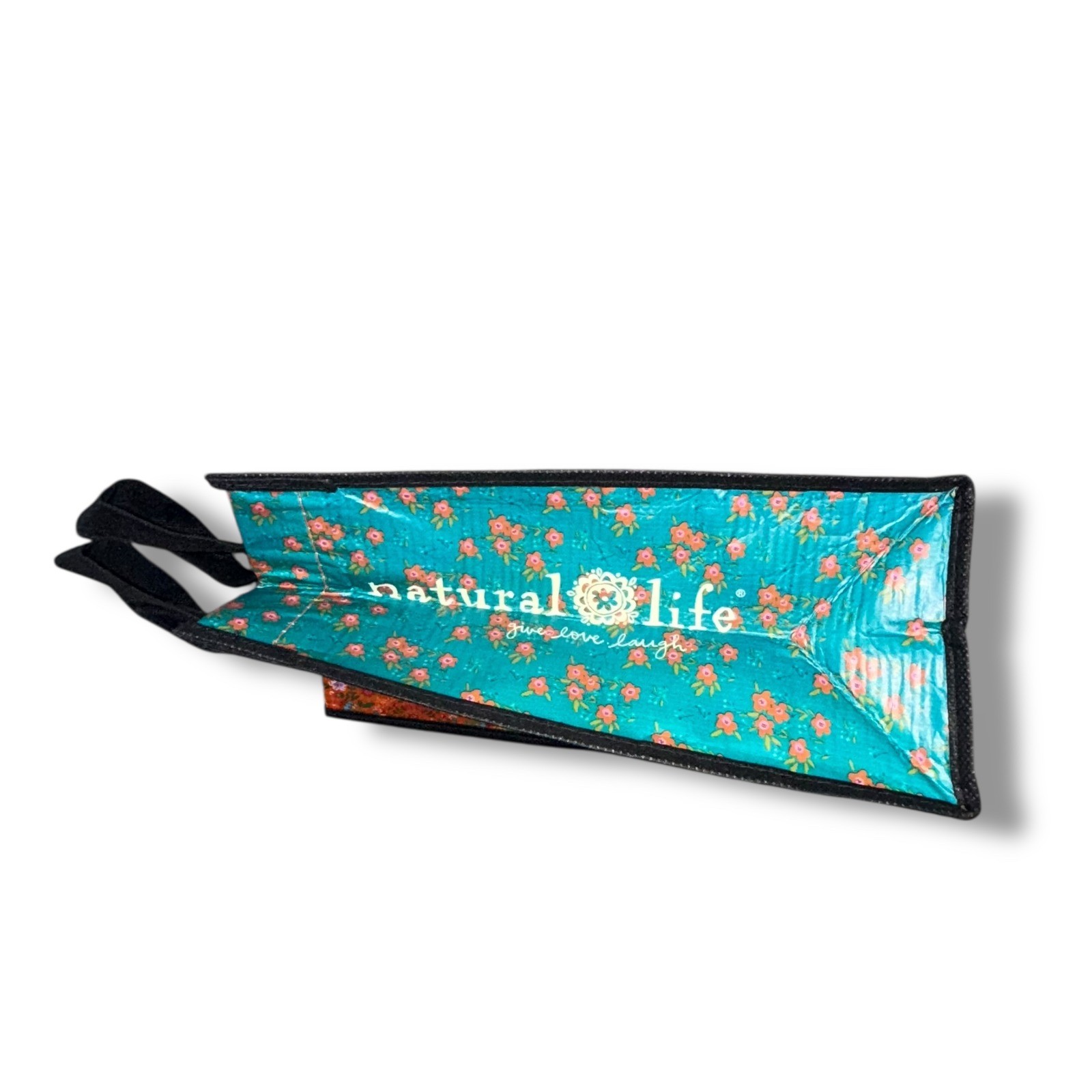Natural Life Reusable Shopping Bag Floral Print Eco Friendly
