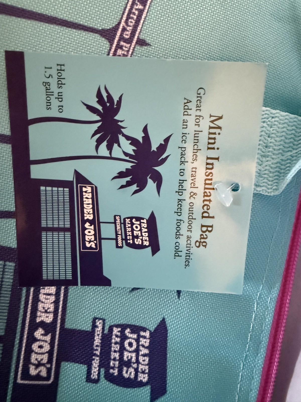 Trader Joe’s Mini Insulated Bag – 1 Set (6 Colors)