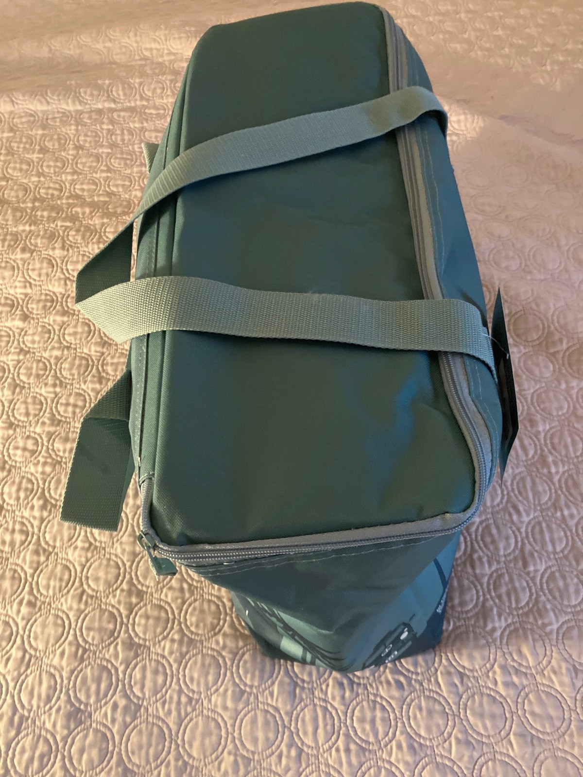 TRADER JOE’S 8 Gallon INSULATED COOLER BAG LARGE DUSTY BLUE TRUSTED SELLER MWT