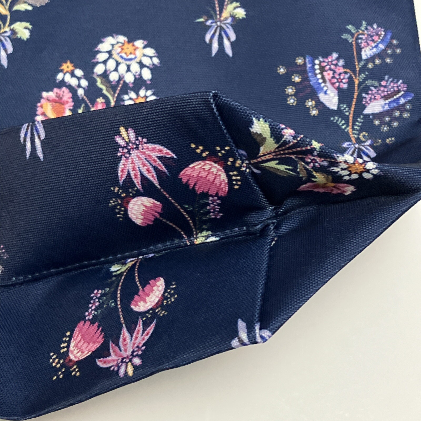 Tesco Cath Kidston Navy Blue Flower Bag Tote Floral Shopper 2025 New