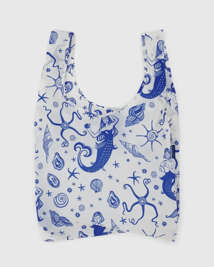 NWT Baggu Standard Reusable Bag Mermaid US seller Discontinued OOP Sold Out