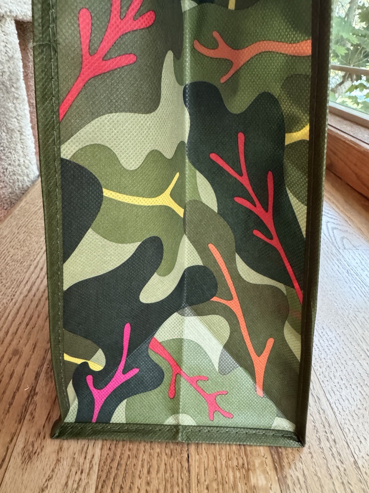 Whole Foods Market Small Green Rainbow Chard Reusable Bag NEW Lunch Gift Bag