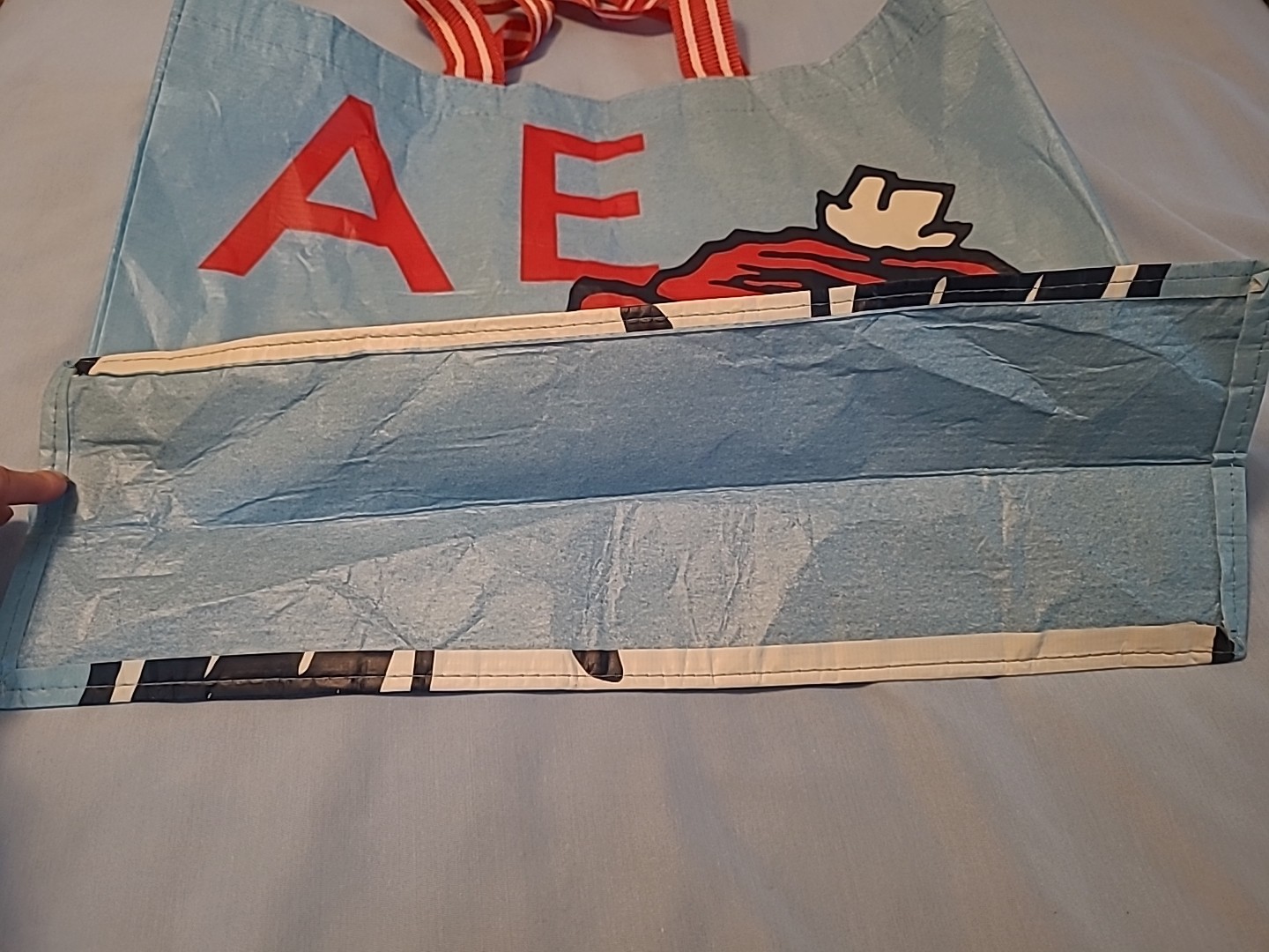 Lot of 6 American Eagle and Aerie Reusable Shopping Bags including Snoopy 2024