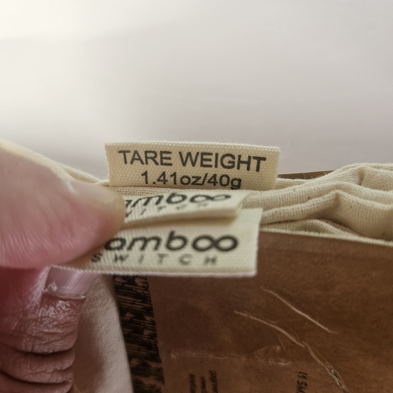 Bamboo Switch Organic Cotton Muslin Bags Large Medium Small Reusable Vegetables