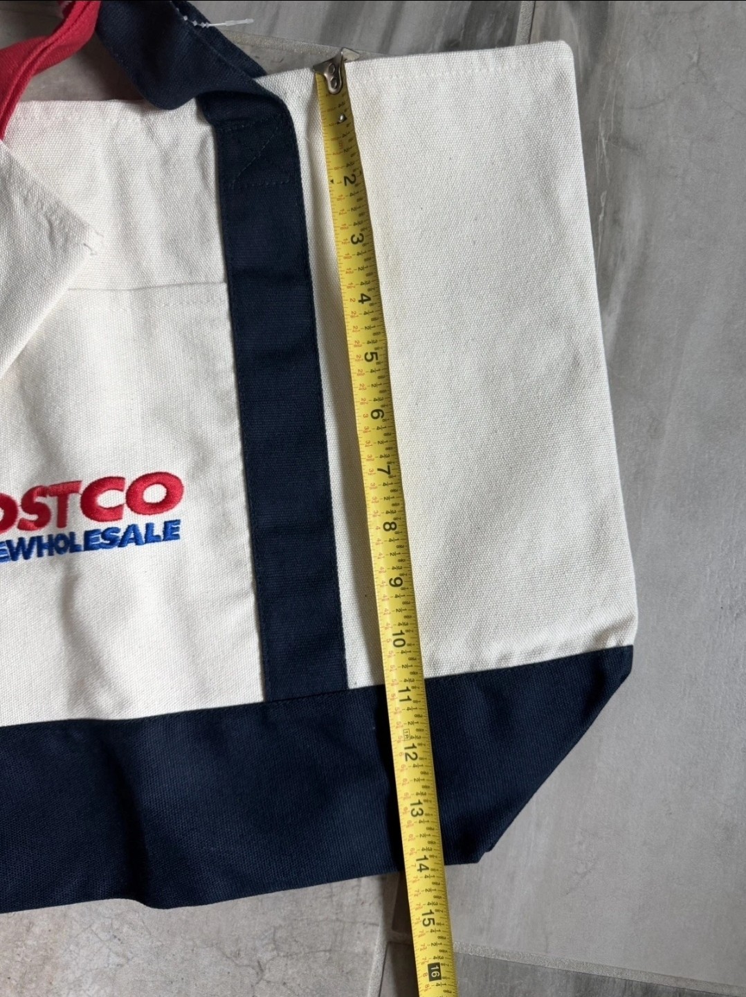 COSTCO JAPAN CANVAS TOTE BAG SET of 2 *BRAND NEW