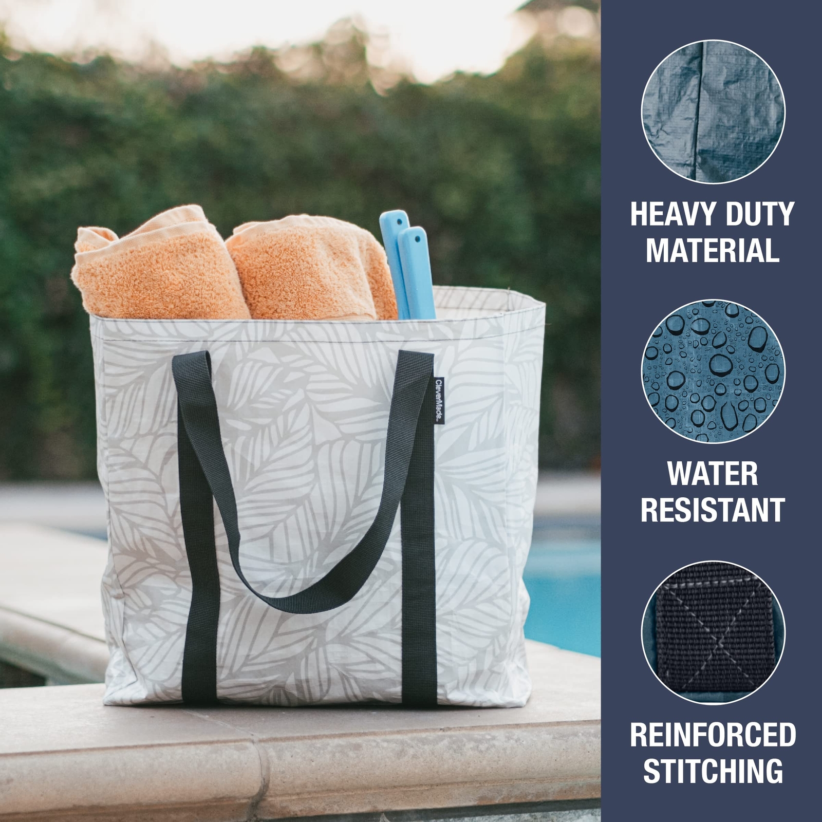 2 Pack Storage Tote Tall Frakta Shopping Bag Heavy Duty Multipurpose Bags For Mo