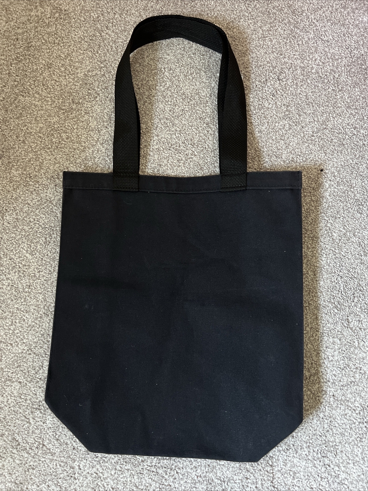 The New York Society Library Tote Bag Black Canvas USA Book Club Purse Shopping