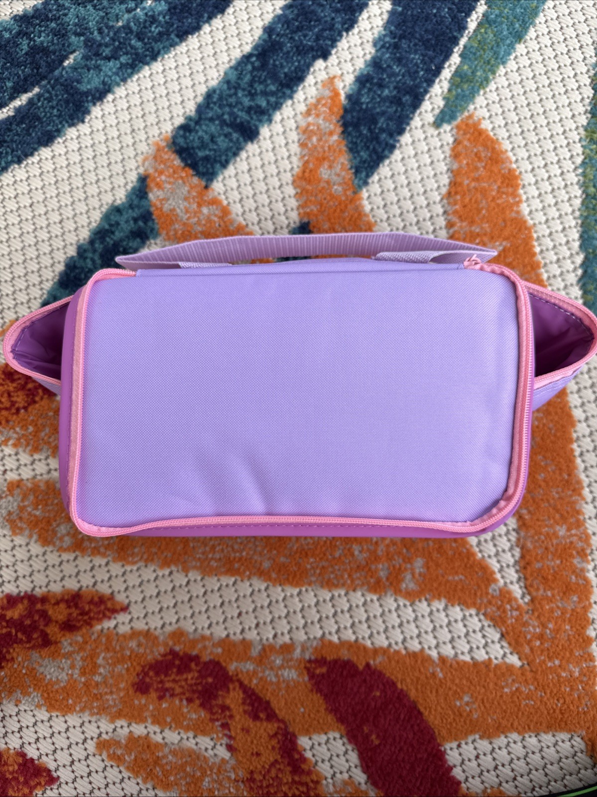 NEW! Trader Joes Summer 2026 Mini Insulated Tote Bag 1.5 Gallons Pink/Purple