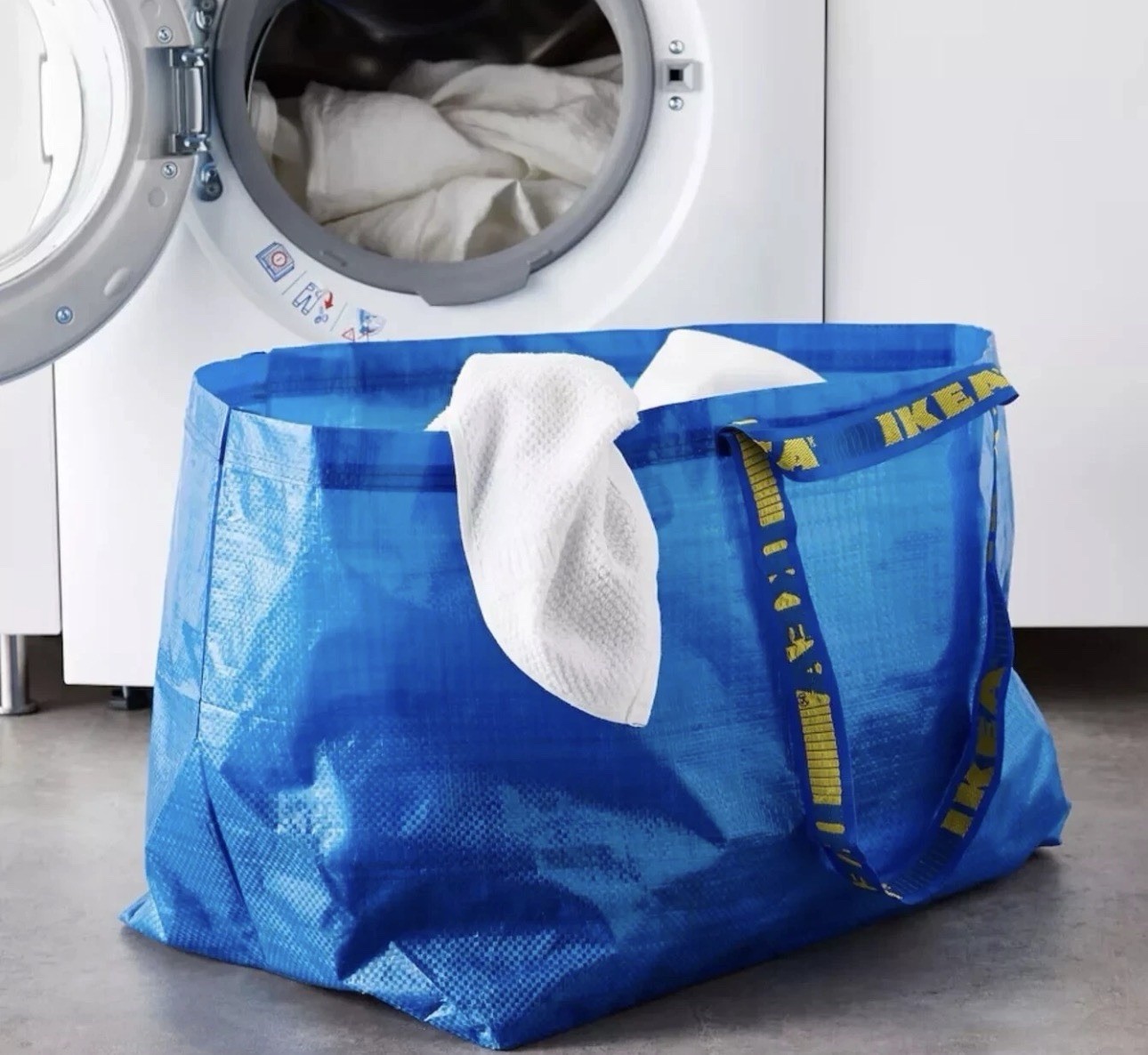 IKEA FRAKTA Shopping Bag LARGE Blue 21 ¾x14 ½x13 ¾ “/19 gallon 172.283.40