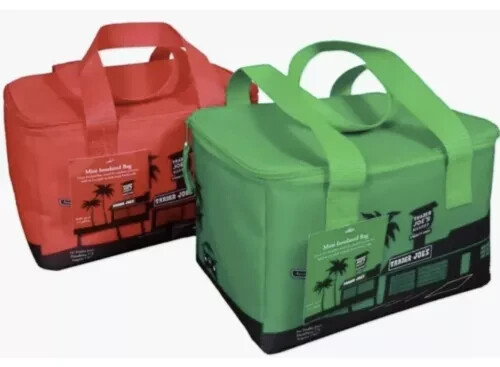 Set 2 LIMITED EDITION Holiday 2024 TRADER JOE’s Mini Insulated Tote Bags