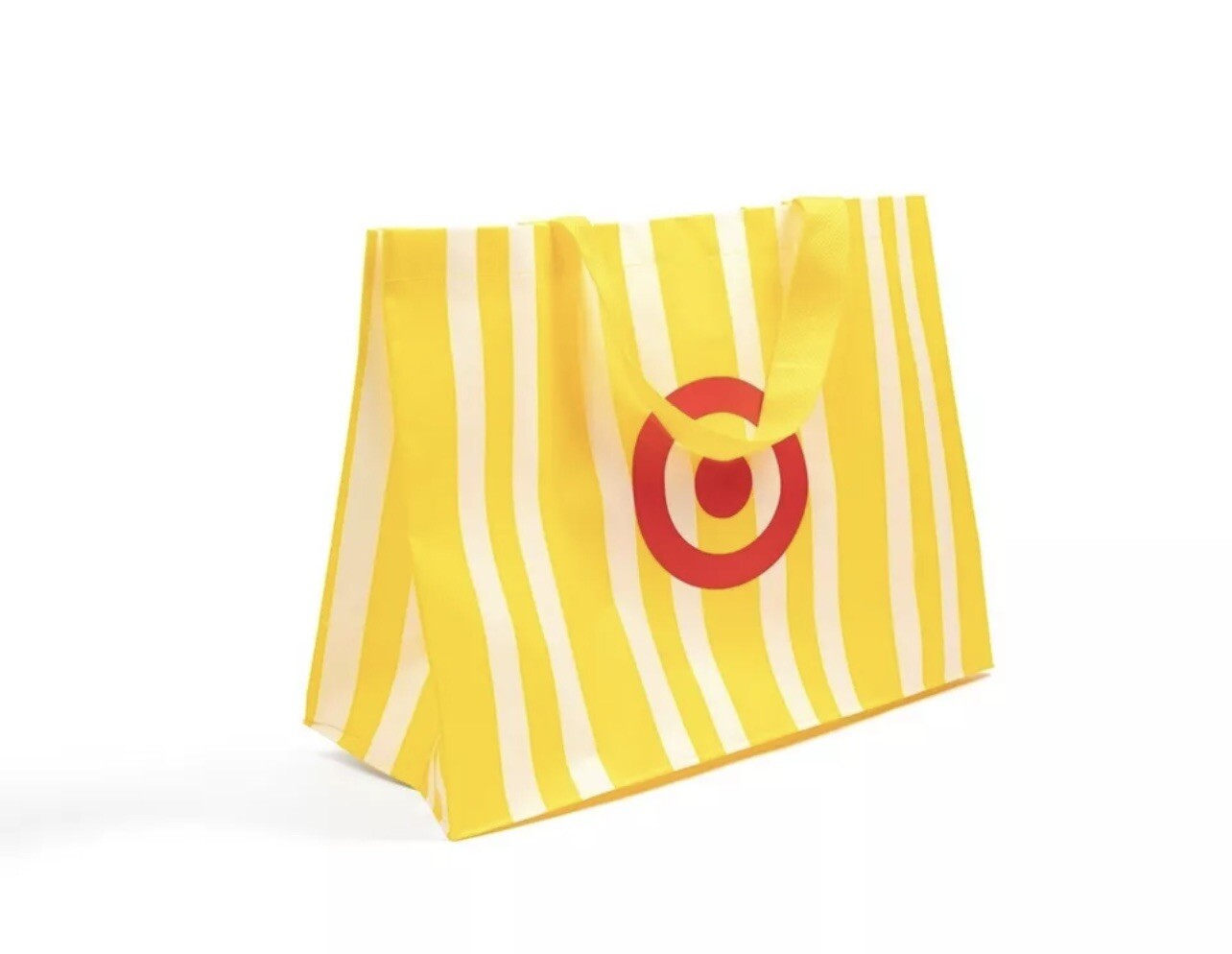 Large Target Summer Cabana Yellow Striped Reusable Bag – NWT