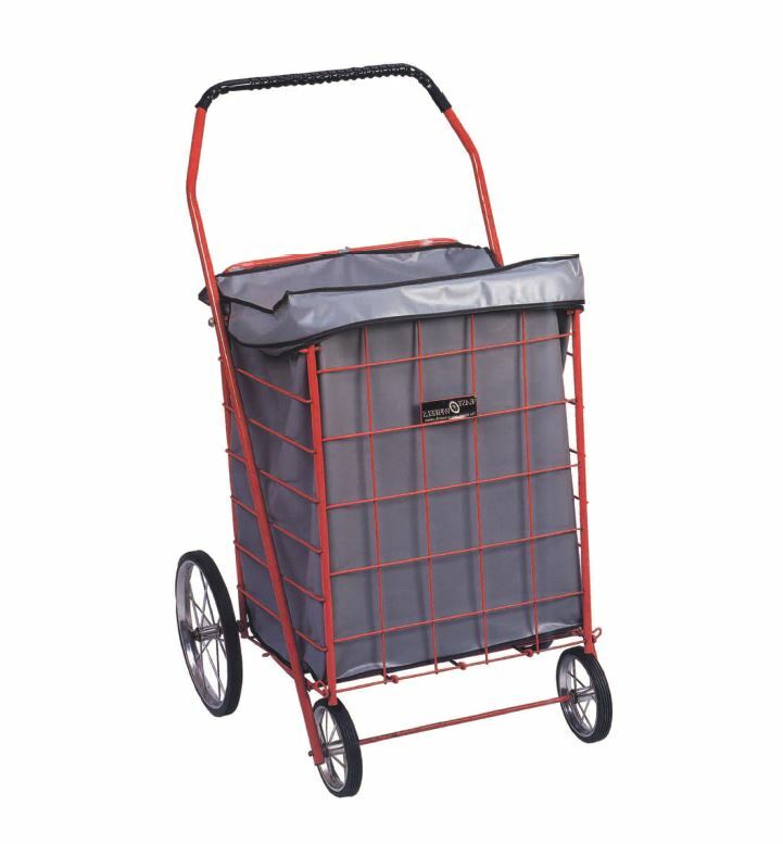 HEAVY DUTY WATERPROOF SHOPPING CART “LINER” WITH HOODED TOP. 4 SIZES AVAILABLE