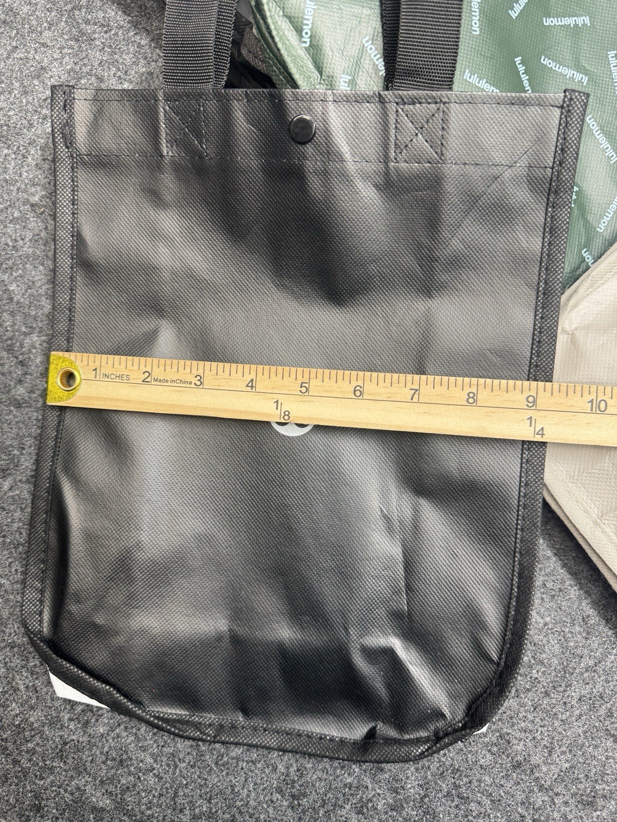 Lululemon Reusable Shopping Tote Bag 3 Large 1 Small Lot 4 Used In Very Good