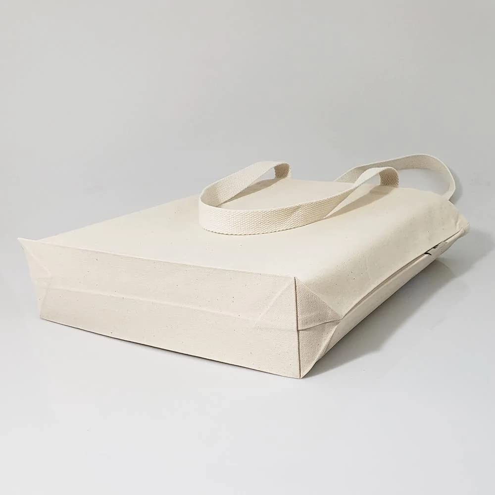 Blank Bulk Canvas Tote Bags Wholesale Organic, Natural Color Plain Bags for D…