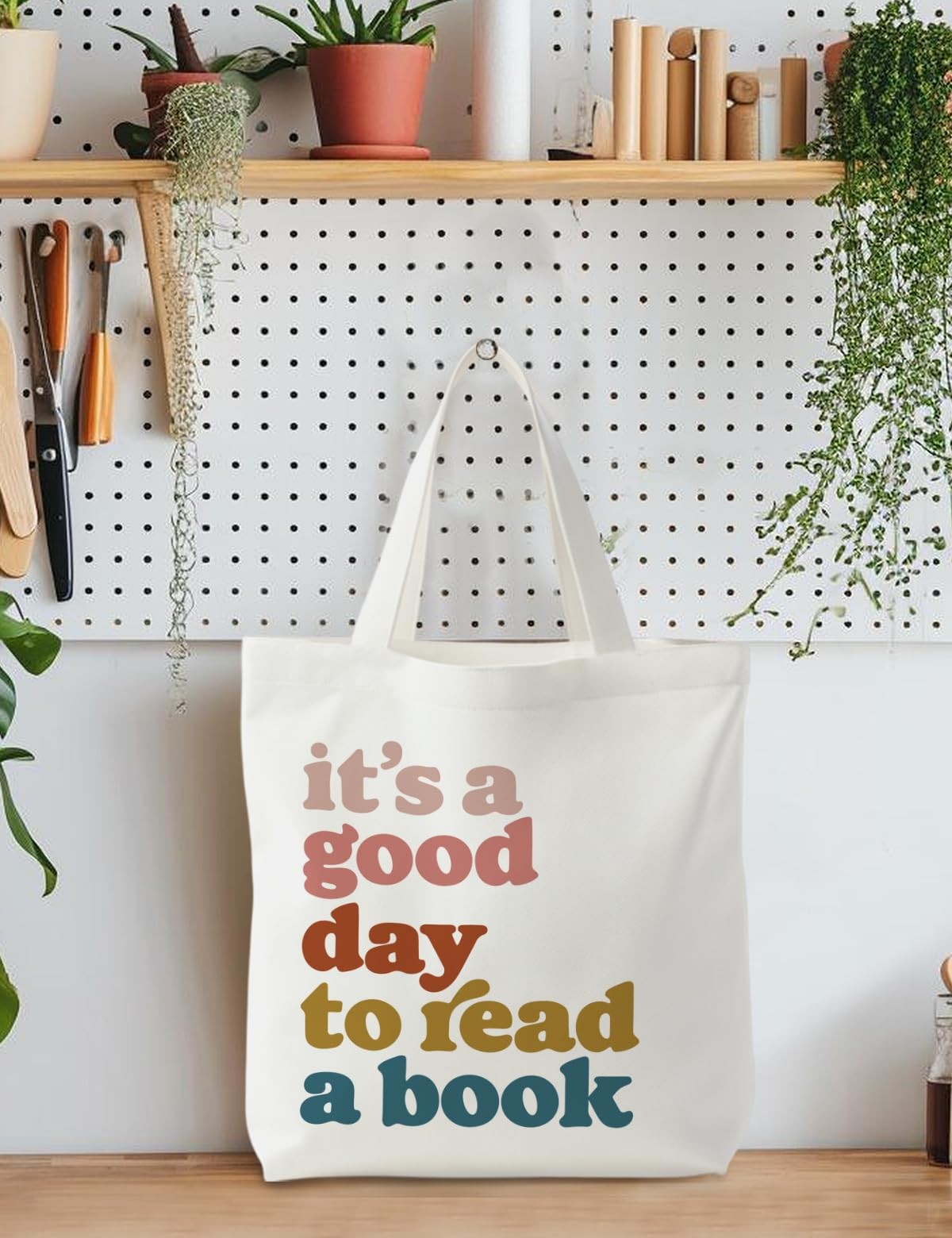 Reading Tote Bag Book Tote Bag Reading Book Bags for Women It’s a Good Day to…