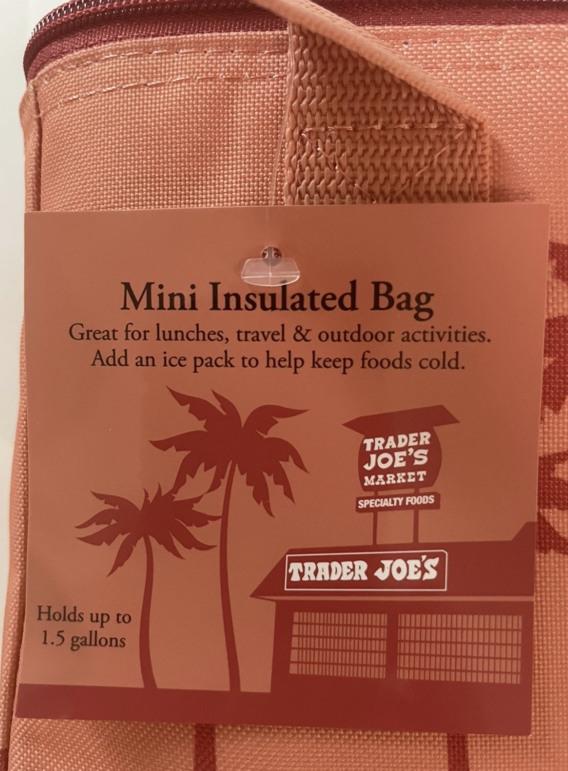 Trader Joe’s Mini Insulated Bag Peach August 2025 Release