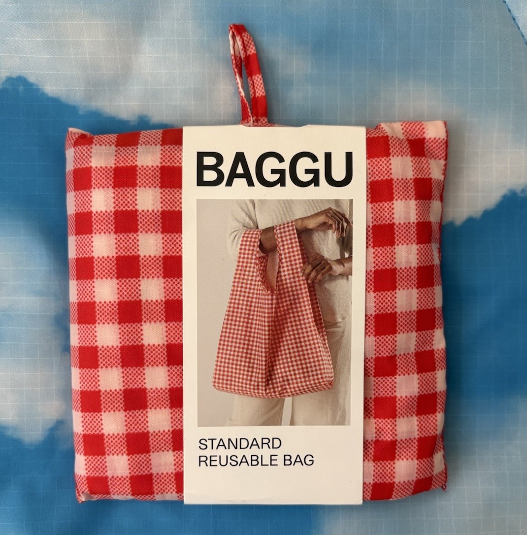NWT Baggu Standard Reusable – Red Gingham