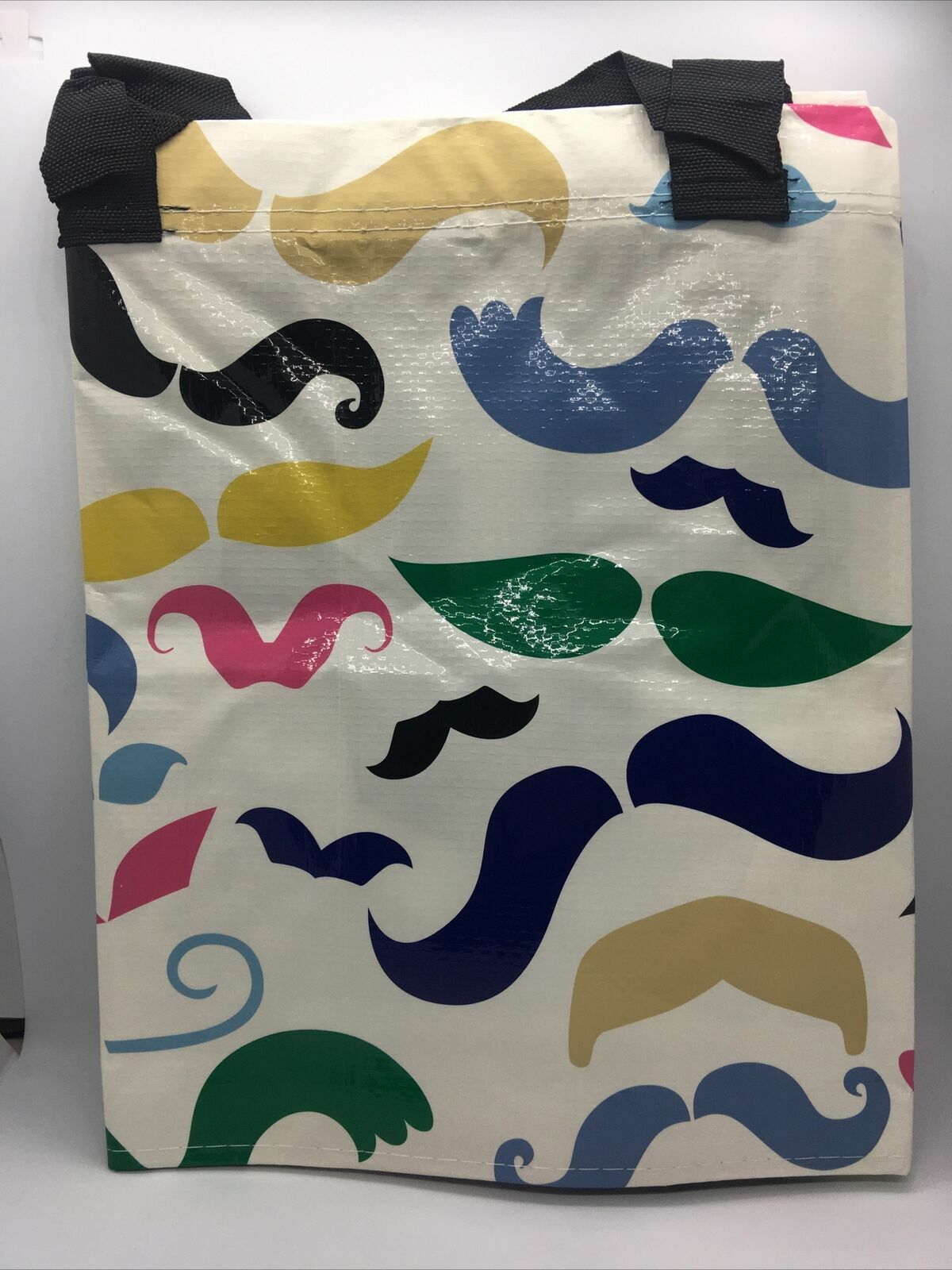 Lot of 2 IKEA Tote Bag Mustache Storage Laundry 19 gal Ikea Banglig Frakta New