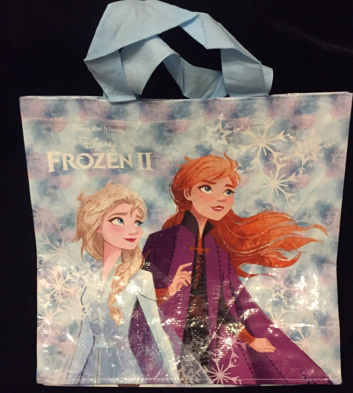 Tesco Disney Frozen II Tote Bag Ana Elsa Olaf Snowman Snowflake Princess New