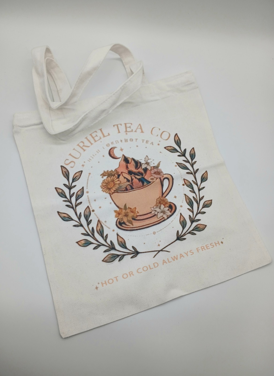 Cute Canvas Tote Bag About 14.5 X 13.5 In Size