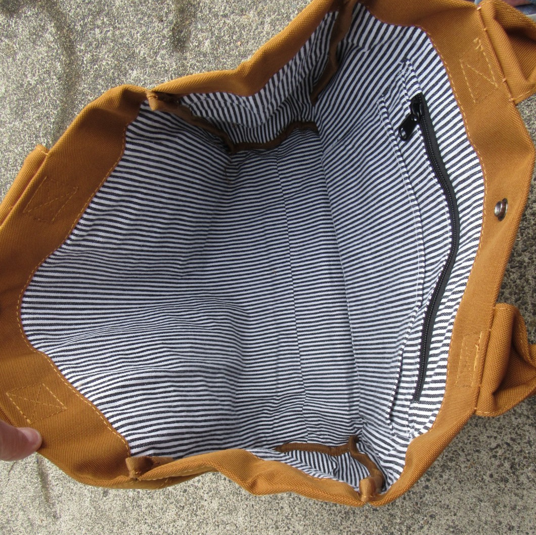 Swiss Design Heavy Duty Canvas Vertical Tote Shopping School Bag Carry All Purse