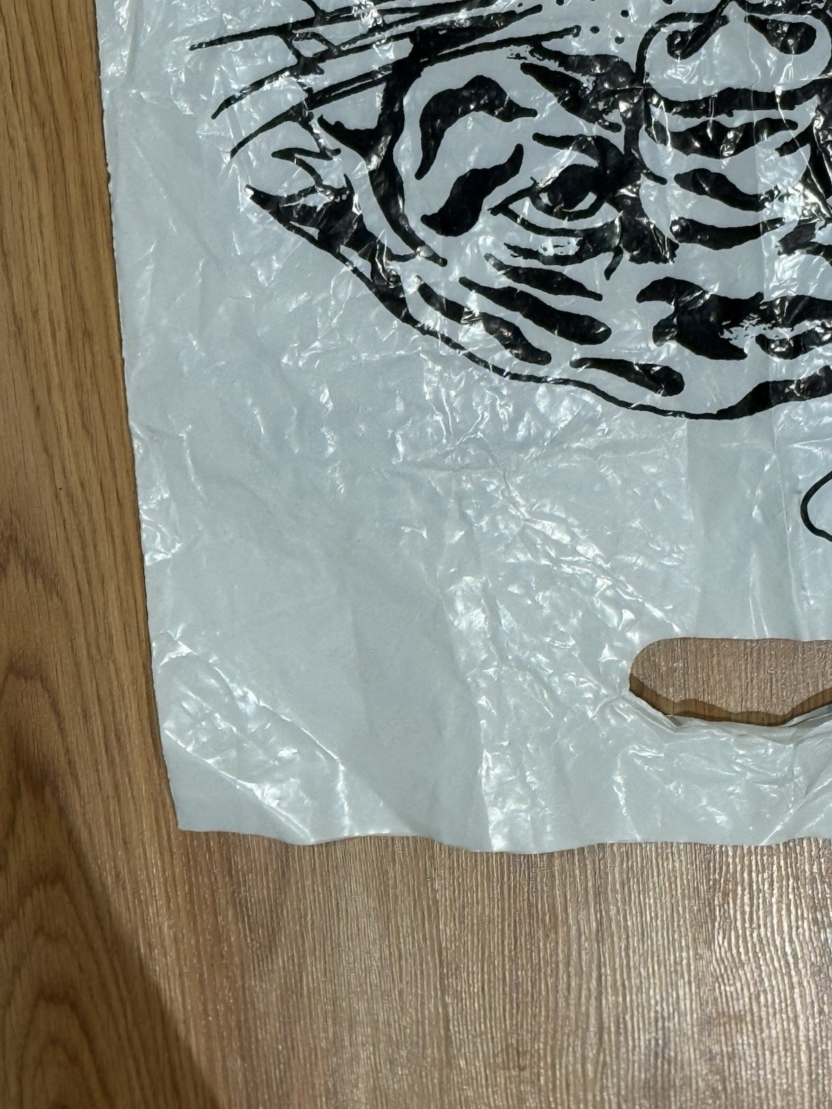 Y2K Vtg Ed Hardy Tiger / Koi Fish Reusable Bag Reversible Plastic Shopping