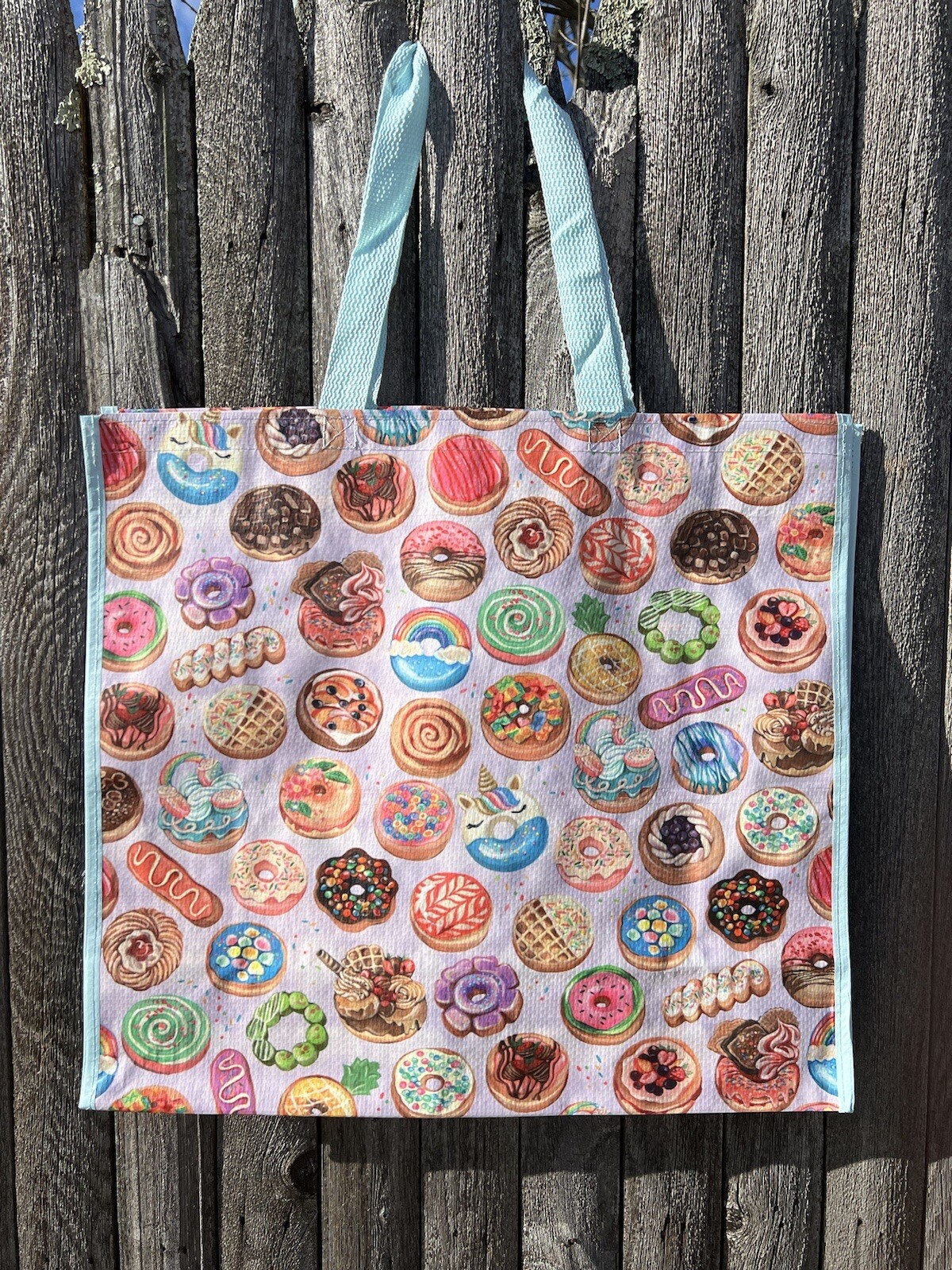 DESERT COOKIES 🍪 Large Reusable Shopping Bag TJ Maxx Eco Friendly Tote Bag