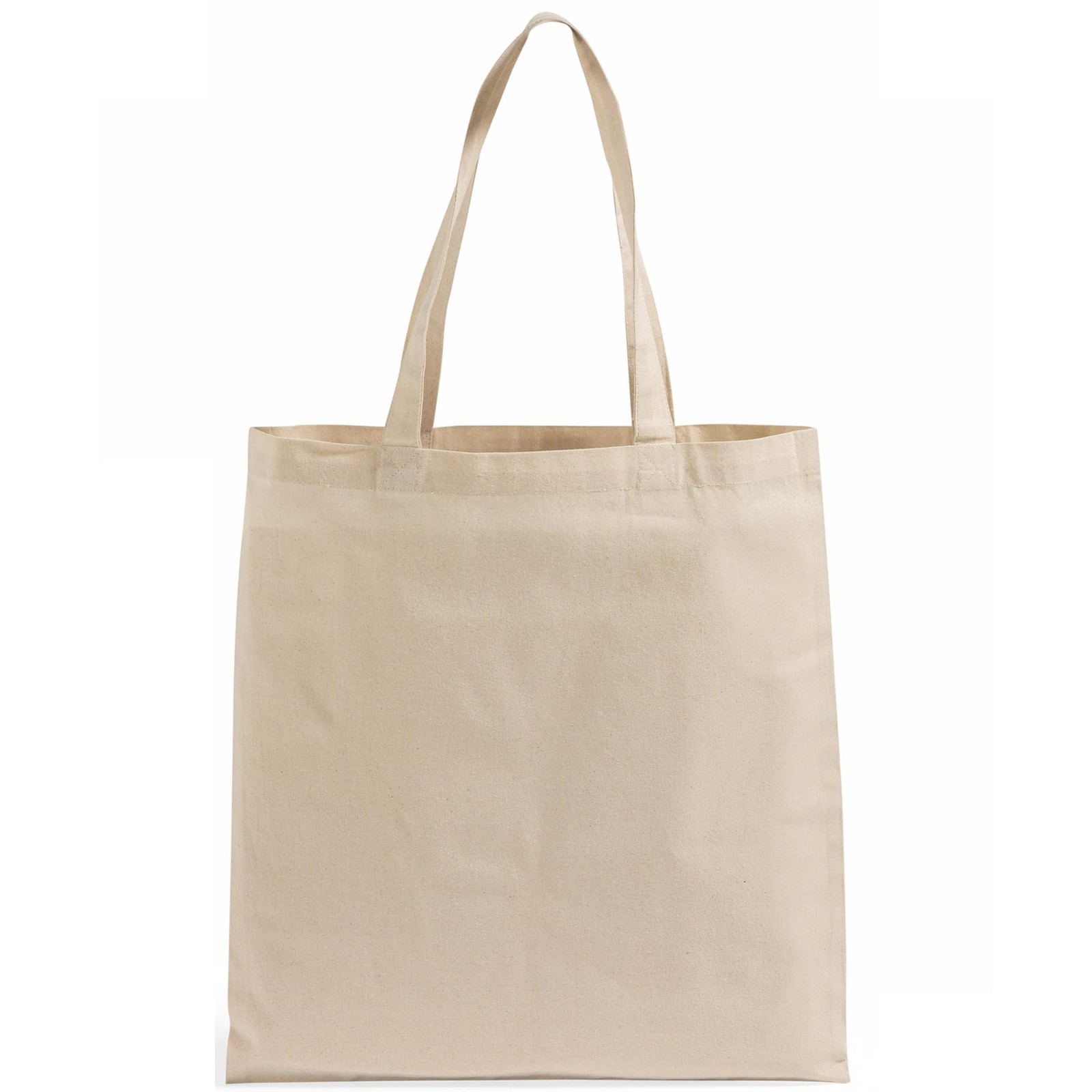 24 Pack Wholesale Cotton Canvas Tote Bags, 15 x 16 Inches, Natural Color, 6 o…
