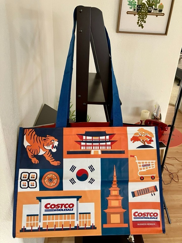Costco Korea Reusable Large Shopping Bag – Brand New