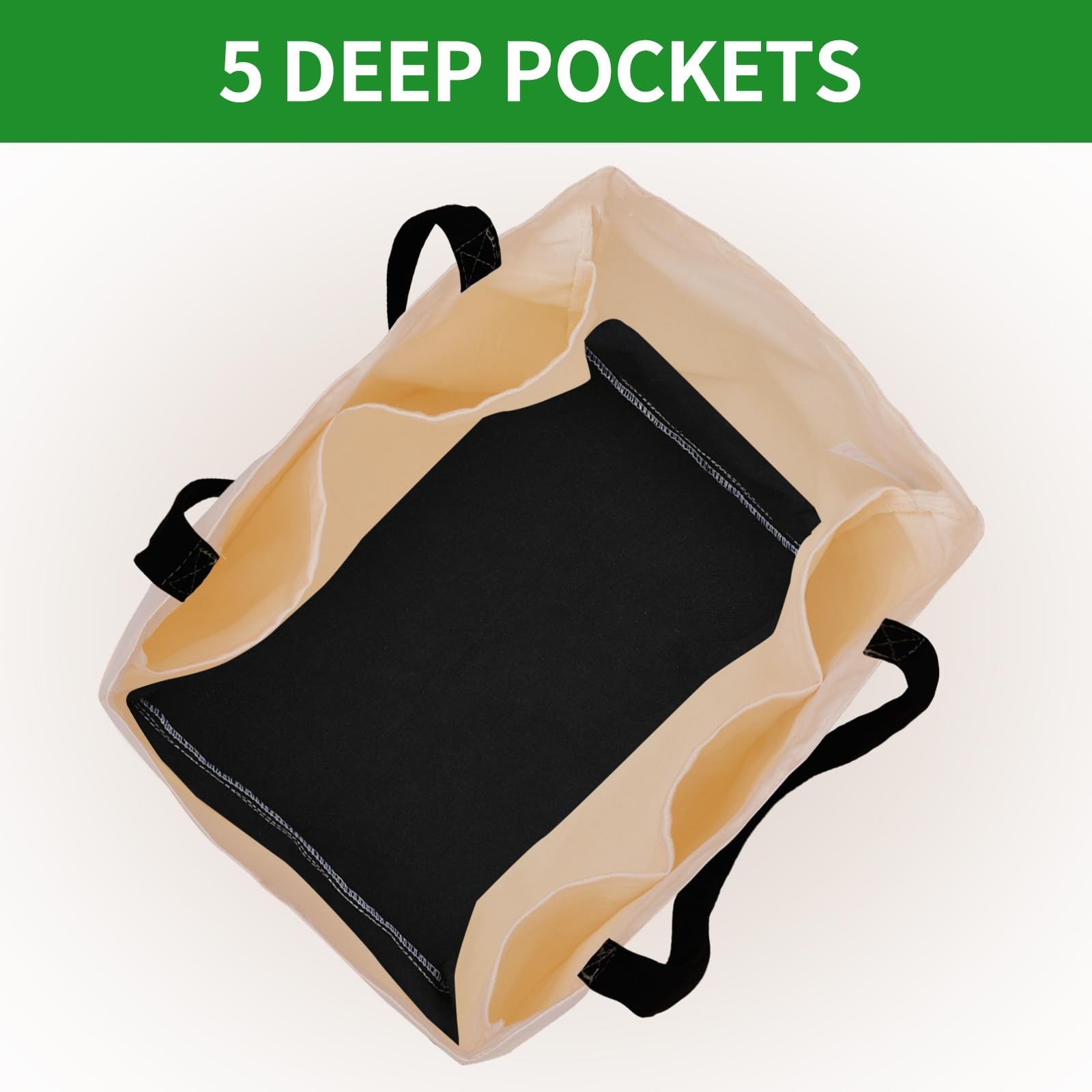3 Pack Canvas Reusable Grocery Bags Heavy Duty, 8.3 gal Foldable Large Canvas…