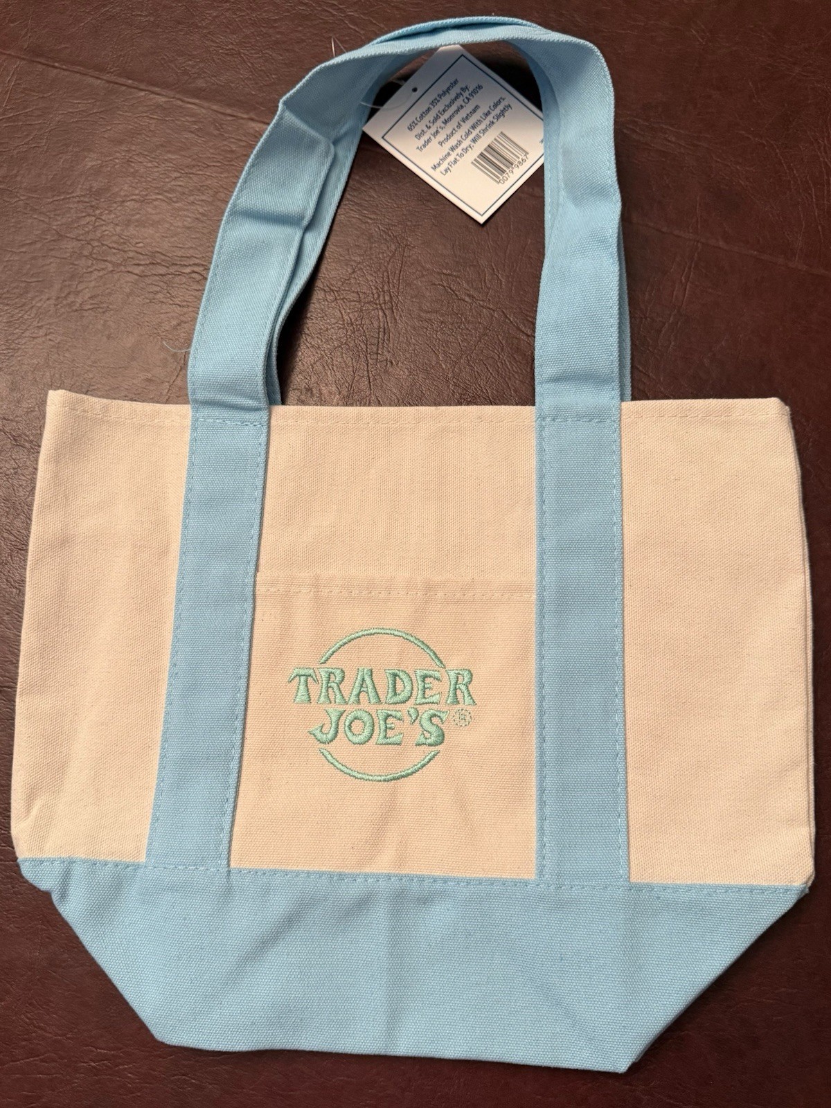 Trader Joe’s Mini Pastel Canvas Tote Bags Set of 4 Easter Colors 2026 Limited.