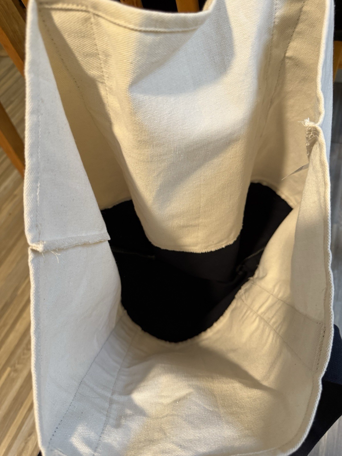 Trader Joe’s Canvas Tote Shopping Bag – LARGE CLASSIC NAVY – NEW with TAGS
