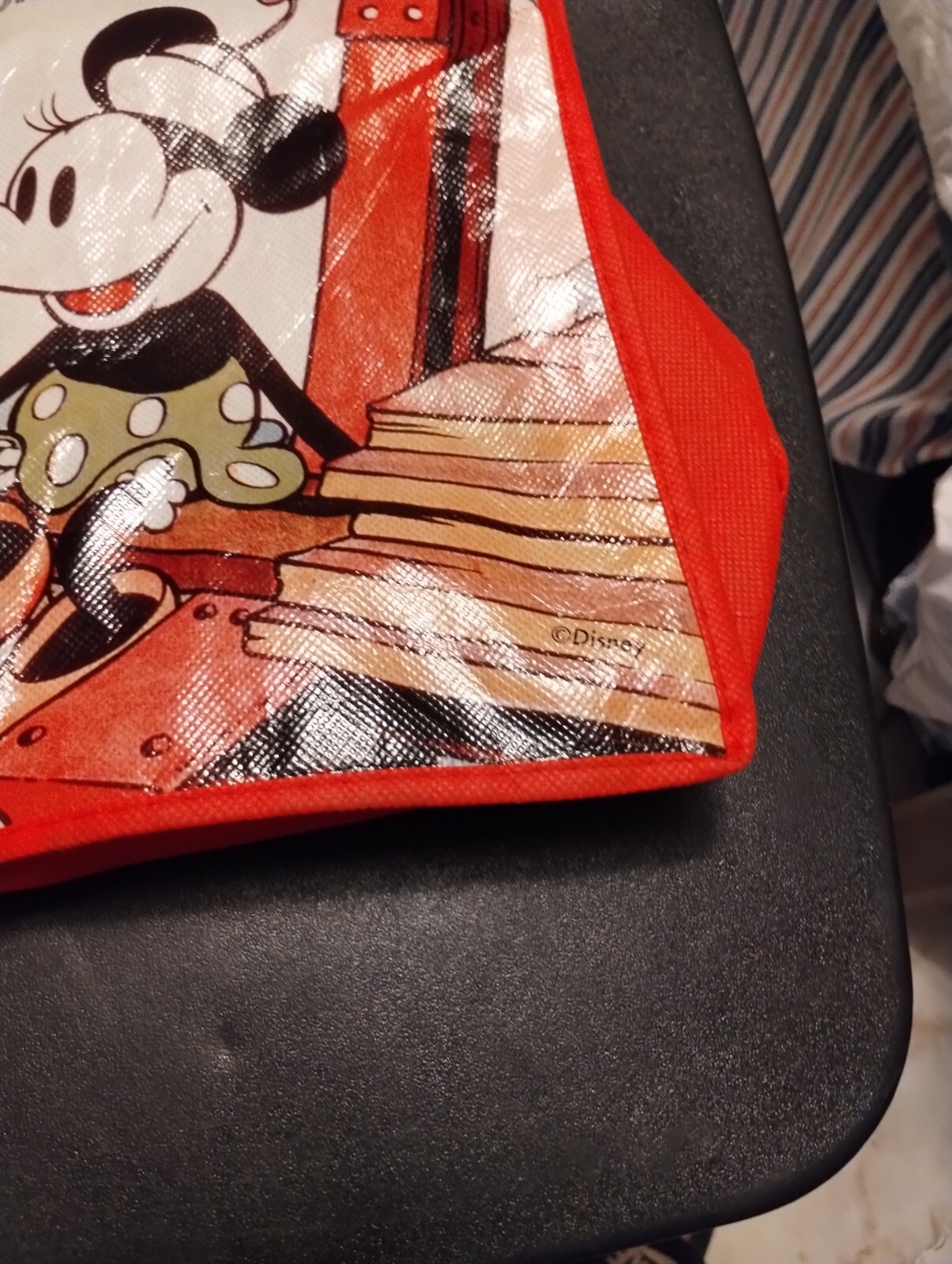 Walt Disney’s Mickey Mouse “Building a Building” Reusable Tote Bags, 13x13x6-in.