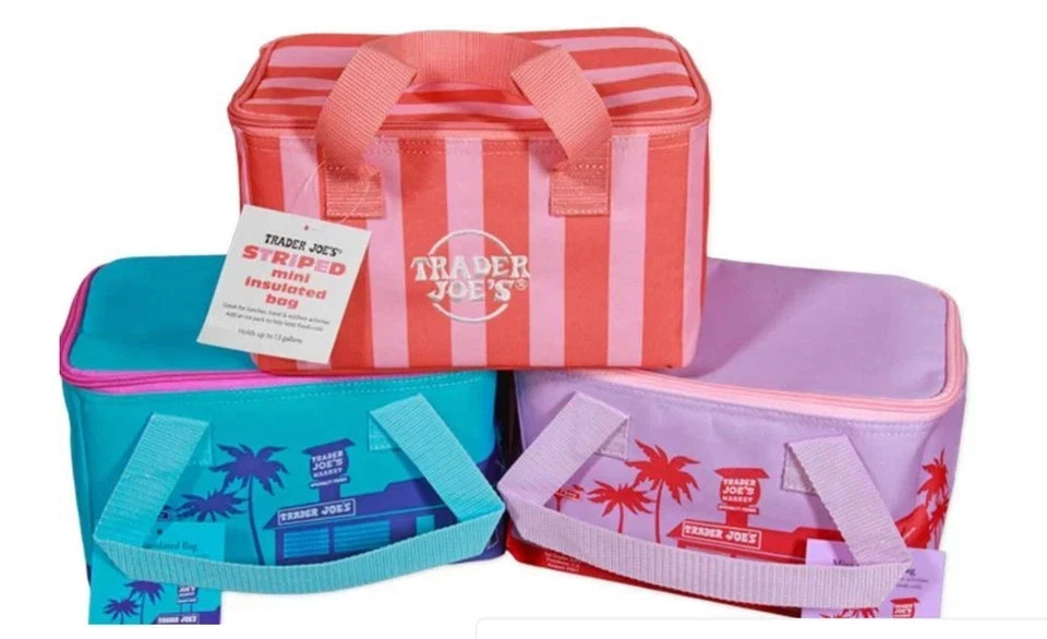 🔥2026 Trader Joe’s Limited Edition Mini Insulated Tote Summer (Set of 6/Single)