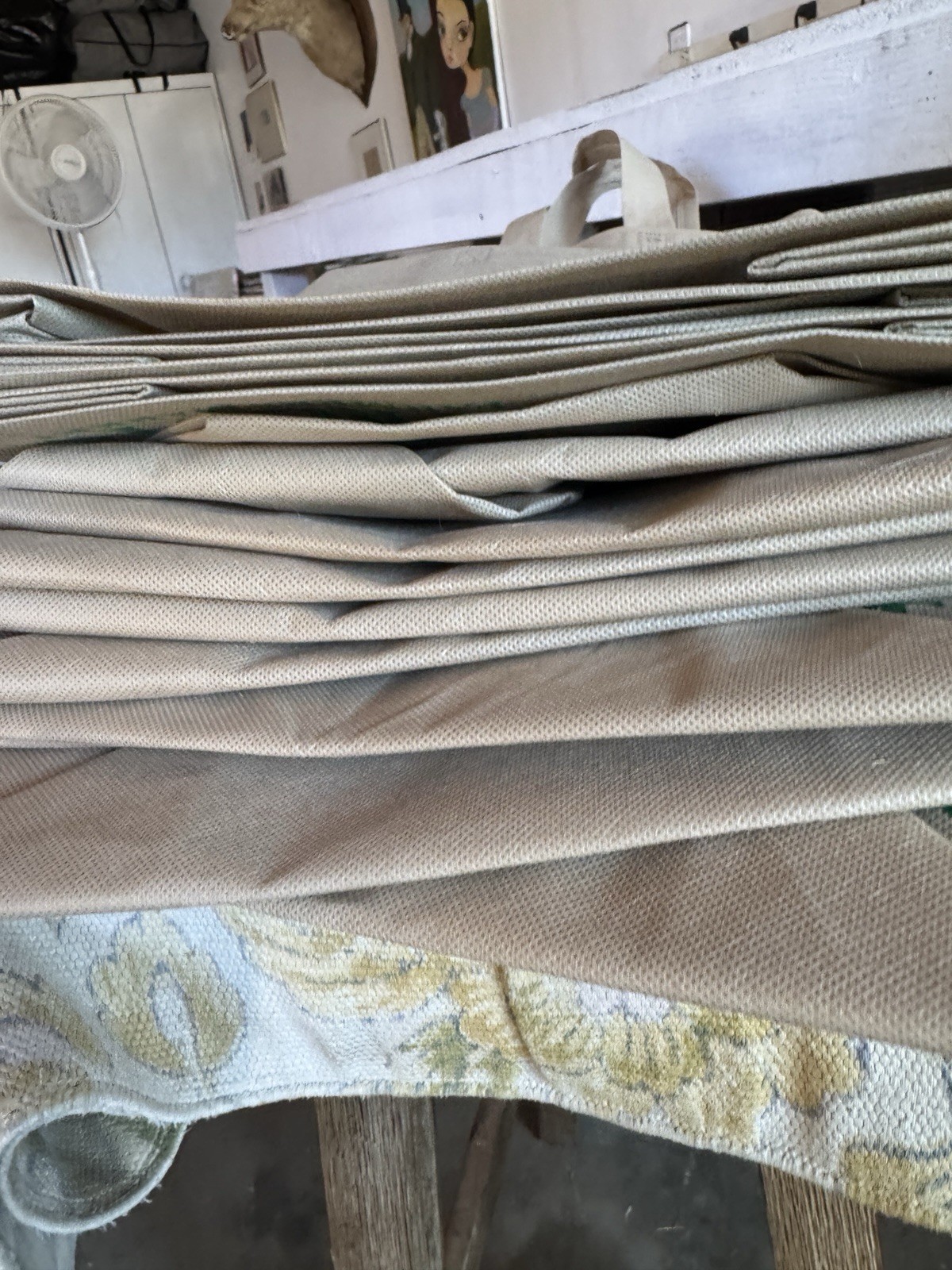 Lot of 20 SPROUTS Farmers Market Reusable Grocery Shopping Bags Natural Color