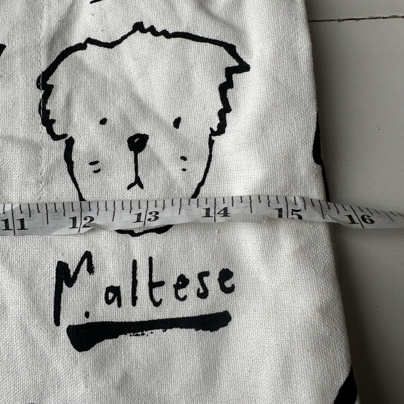 World Market Dog Canvas Tote Dog ￼Breeds Beige And Black