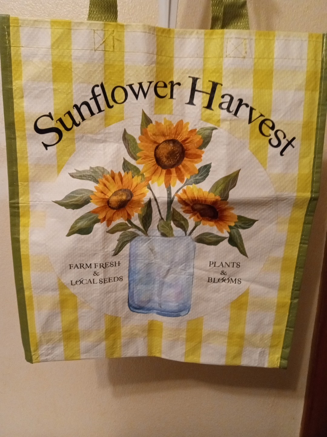 13 X 16 Reusable Bag T.J.Maxx Sunflowers