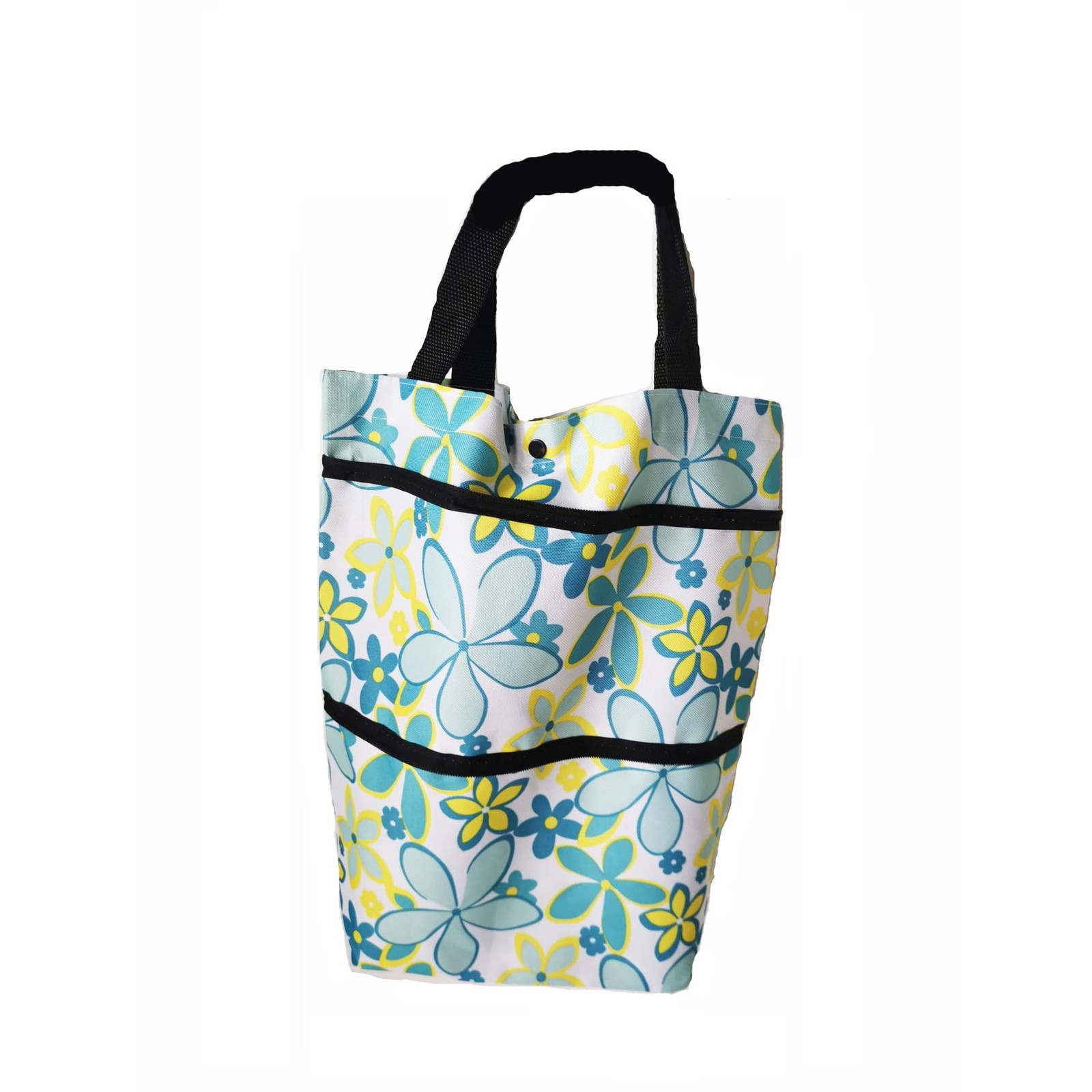 Reusable Grocery Bags with Waterproof Coating and Folding Wheels – Foldable T…