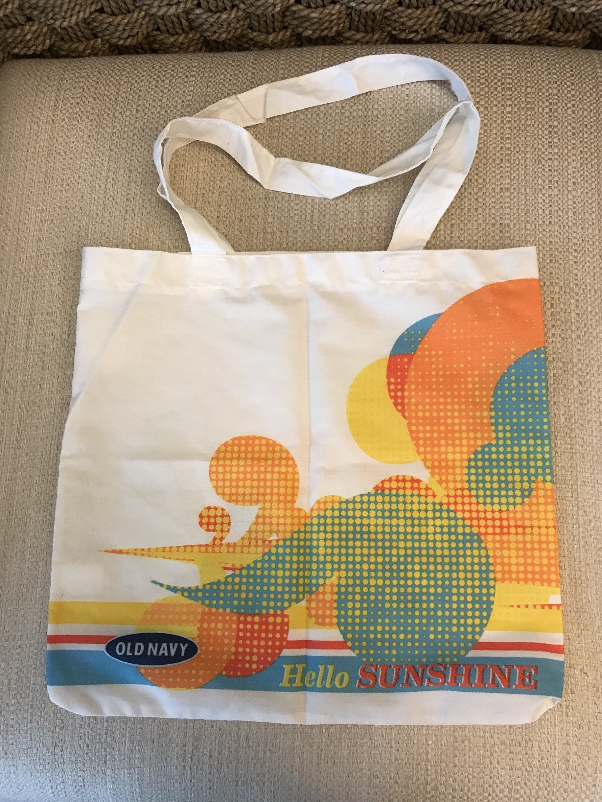 Old Navy Hello Sunshine Shopping Tote Bag