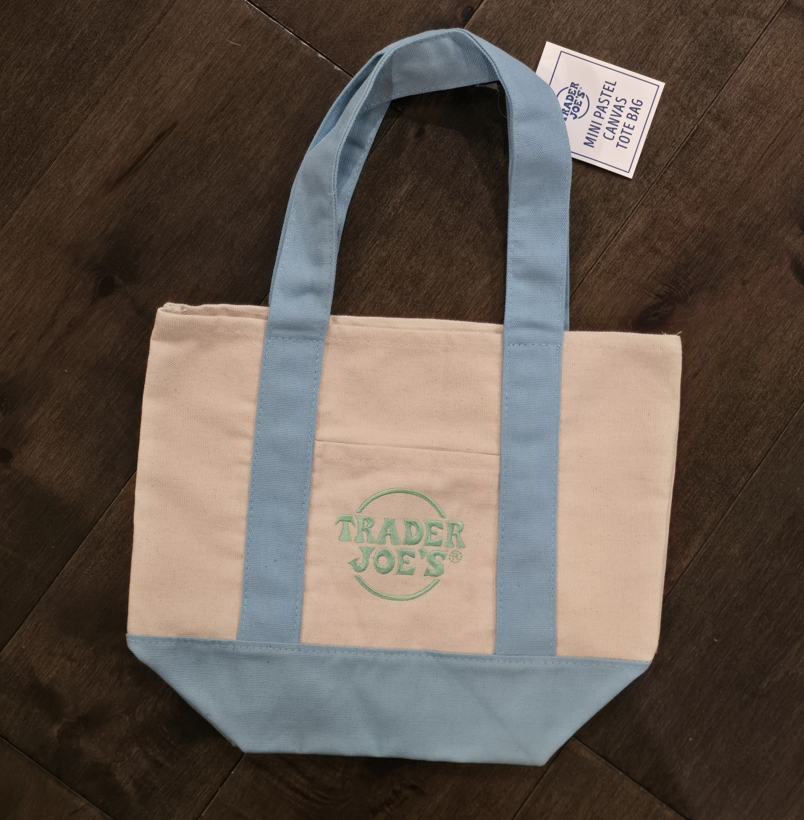 Trader Joe’s 2026 Mini Pastel Canvas Tote Bag Set Of 4 IN HAND READY TO SHIP!!!!