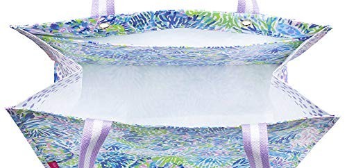 Oversize Market Shopper Bag 20x10x15 Inch Reusable Grocery Tote Shoulder Straps