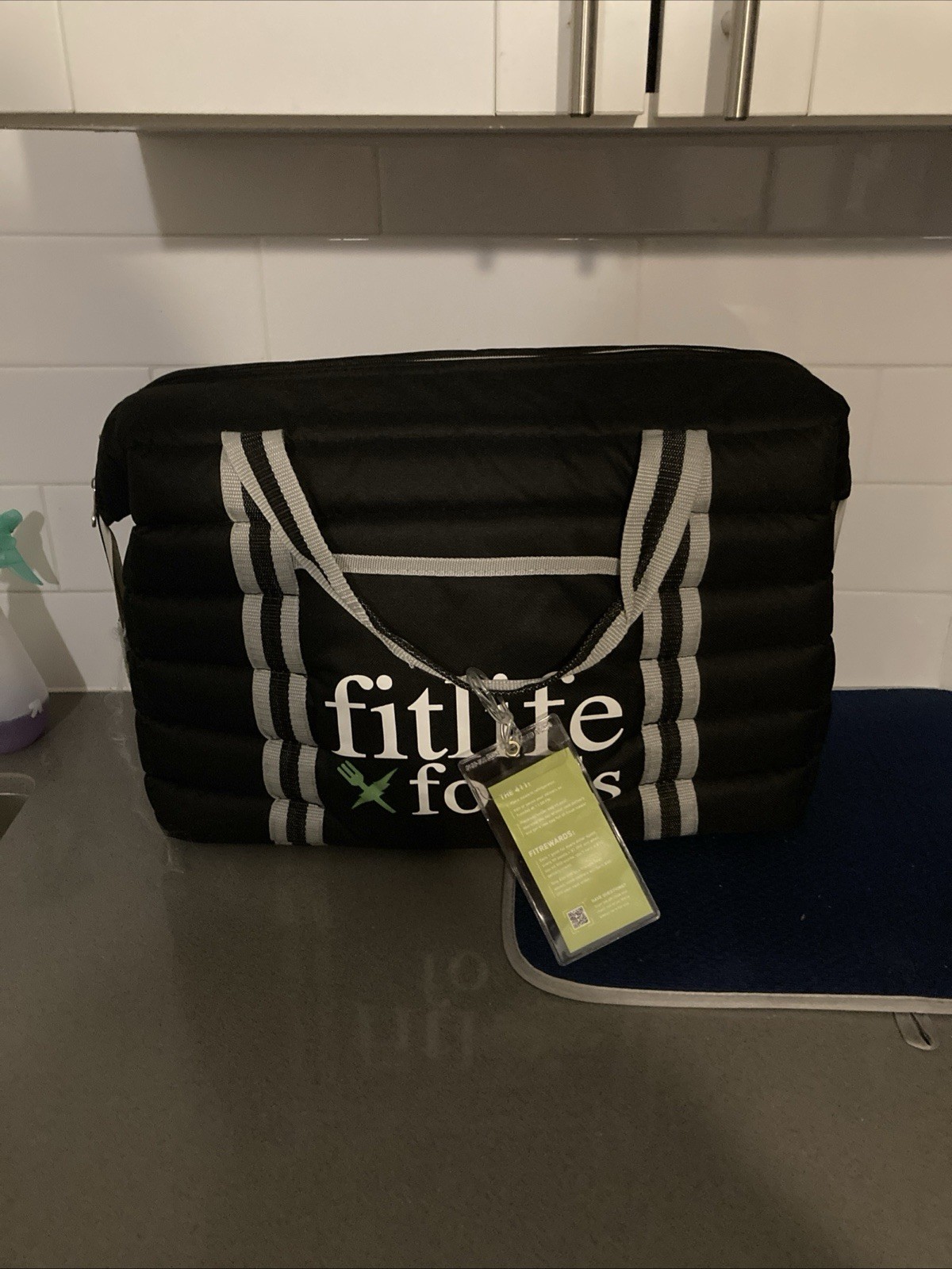 Fitlife Foods Insulated Cooler Tote Bag Black Specialty Foods Zips Fit Life Grea