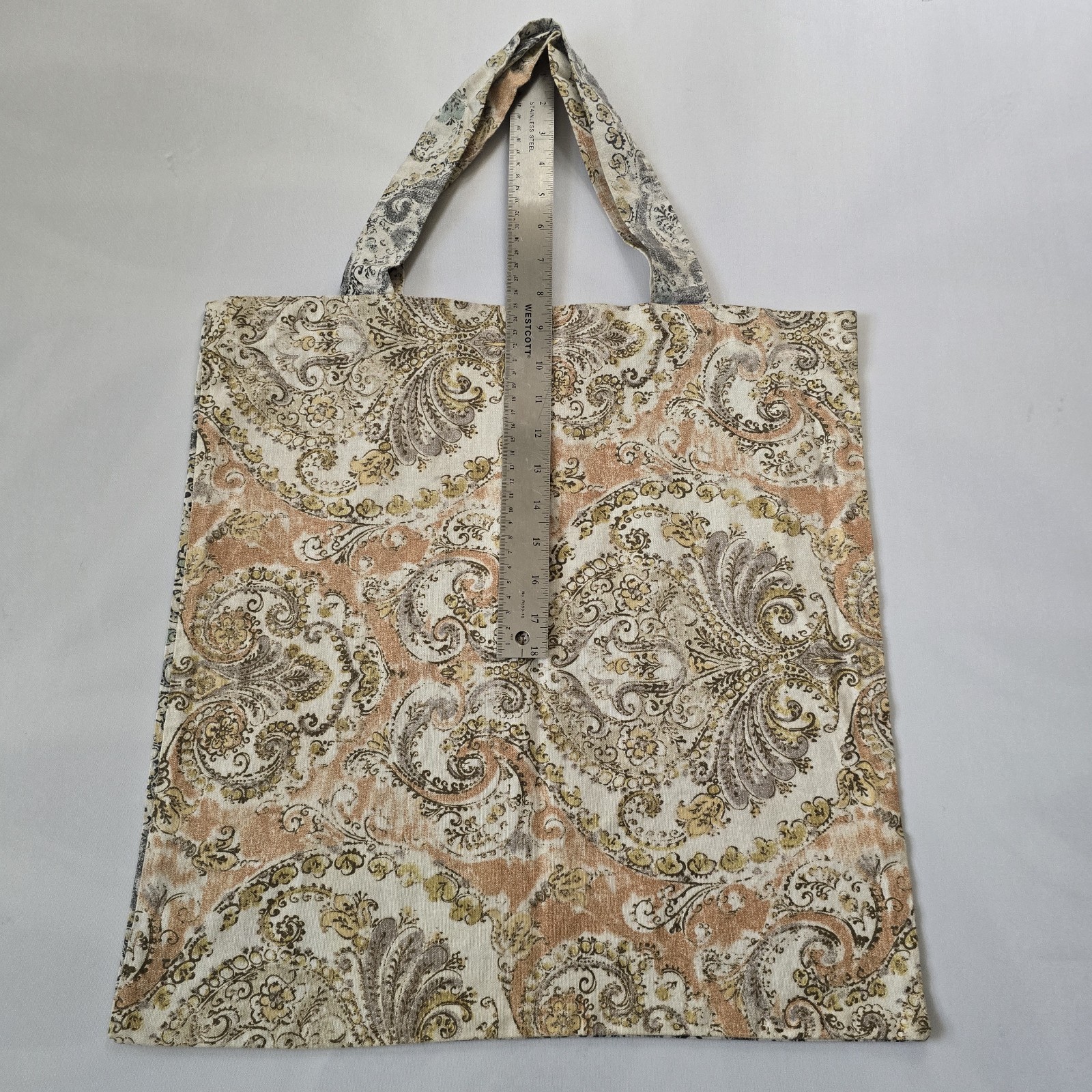 Paisley Pattern Foldable Fabric Reusable Bag Medium Multicolor Two-Piece