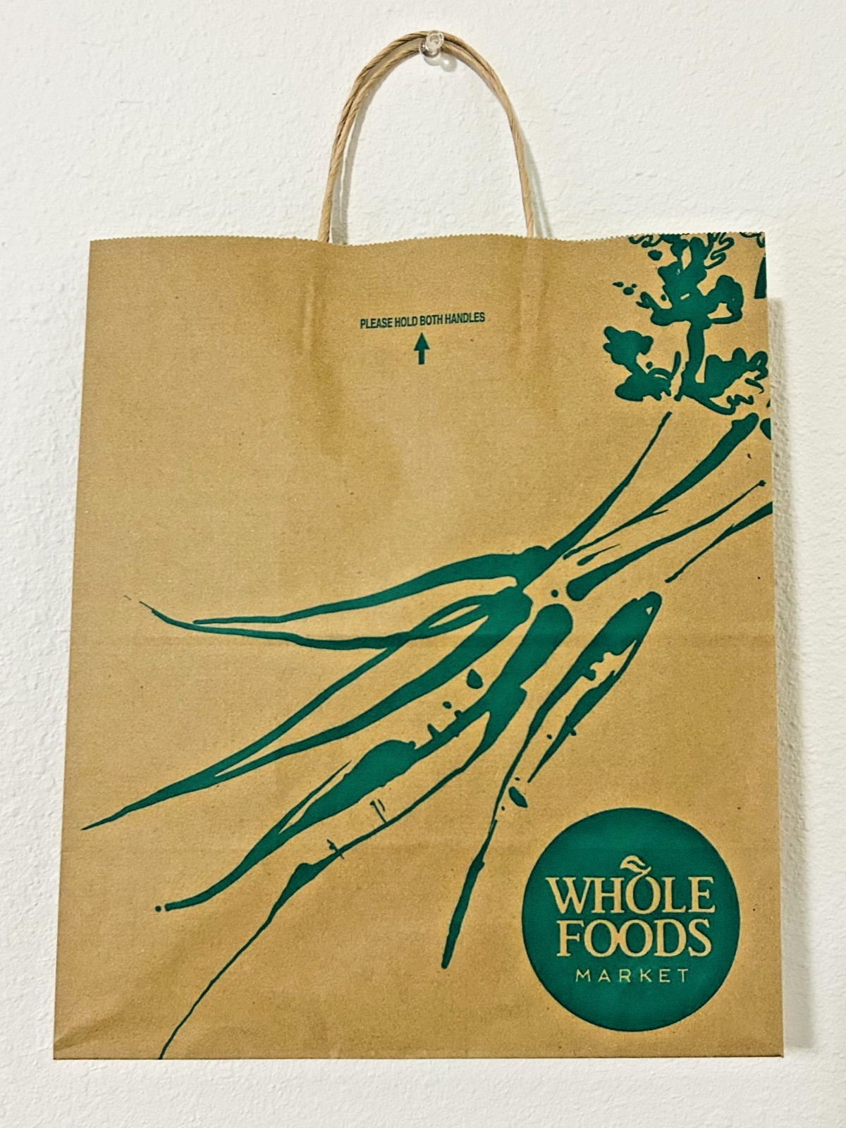 Whole Foods Market Paper Shopping Bag – Reusable Grocery Tote– Lot of 9