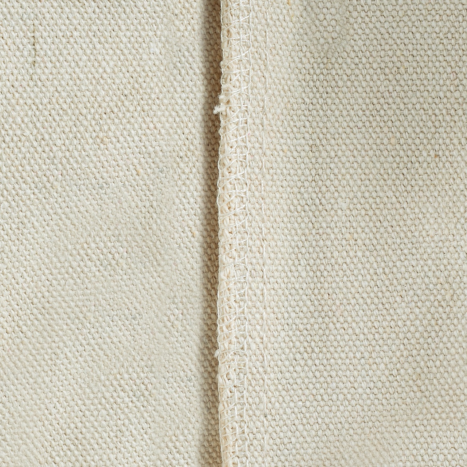Heavy Duty Canvas Shopping Bags Natural Color Undyed Super Durable (2 Pack)