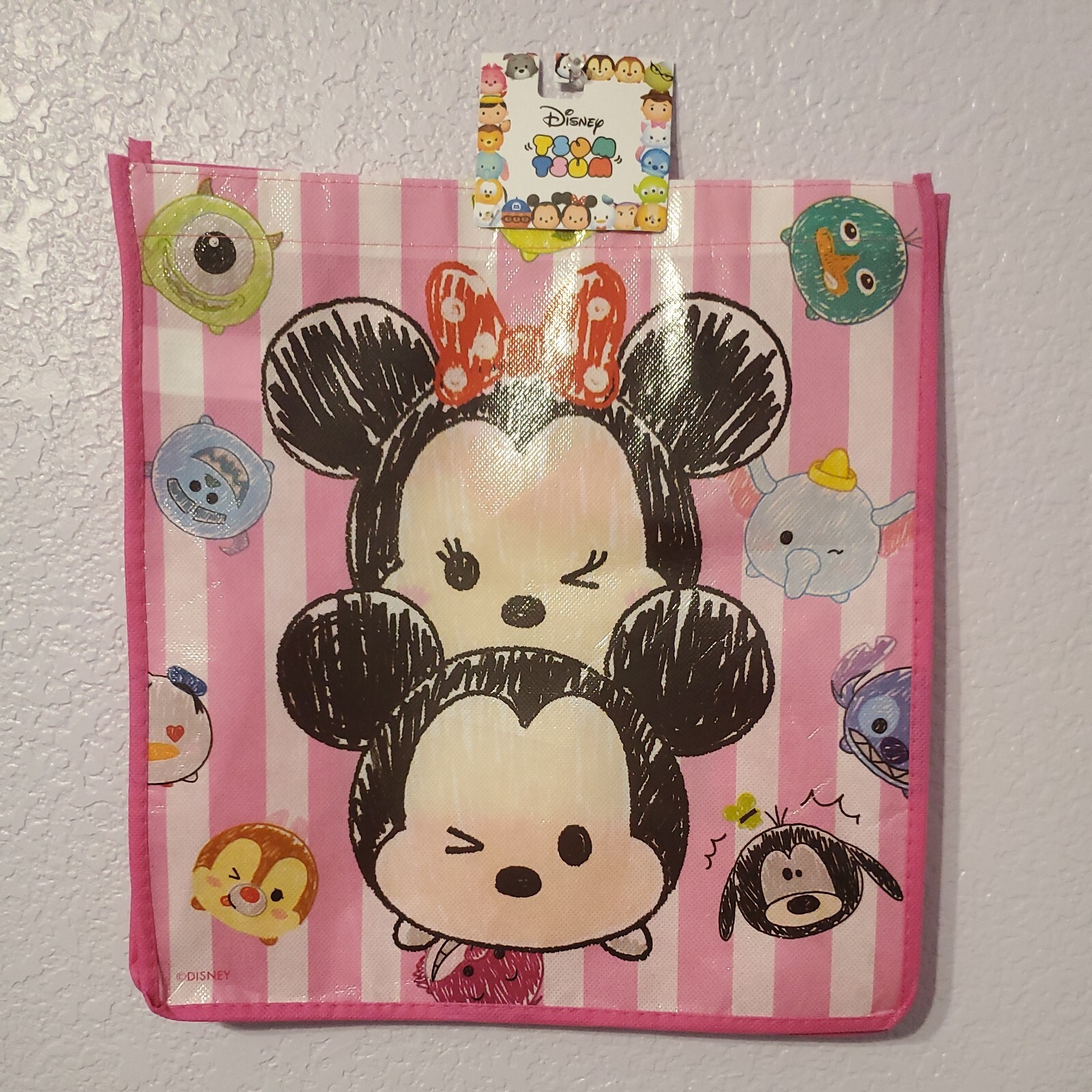 Legacy Disney Tsum Tsum Mickey & Minnie Reusable Tote Shopping Bag