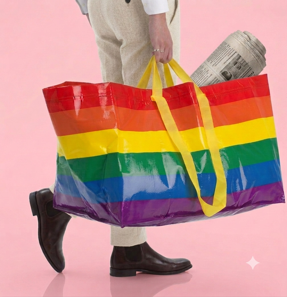 IKEA Rainbow Shopping bag, Large 2401 oz Large Size 19Gal