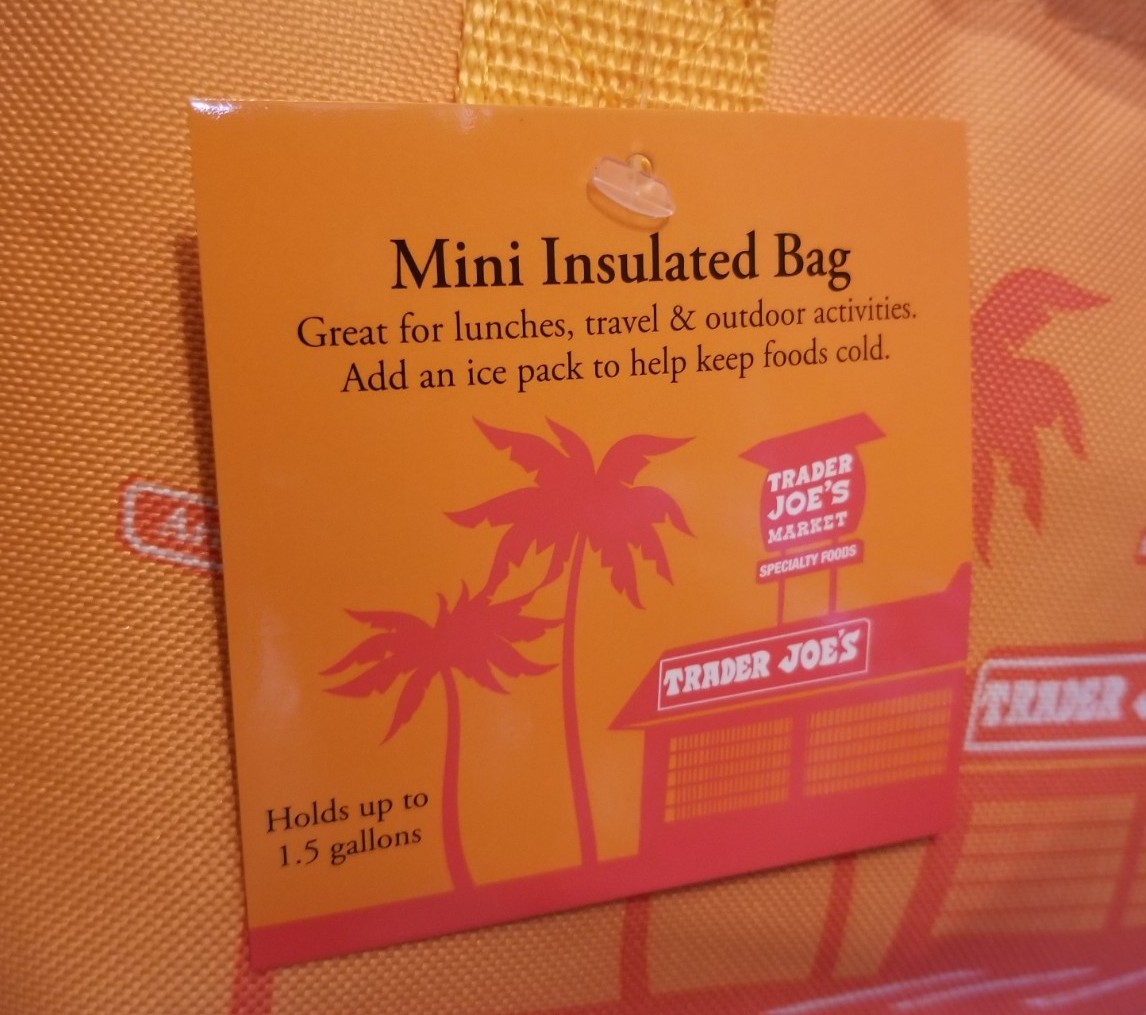 Trader Joe’s 2026 Mini Insulated Tote Bag NEW Limited Edition Sunny Orange