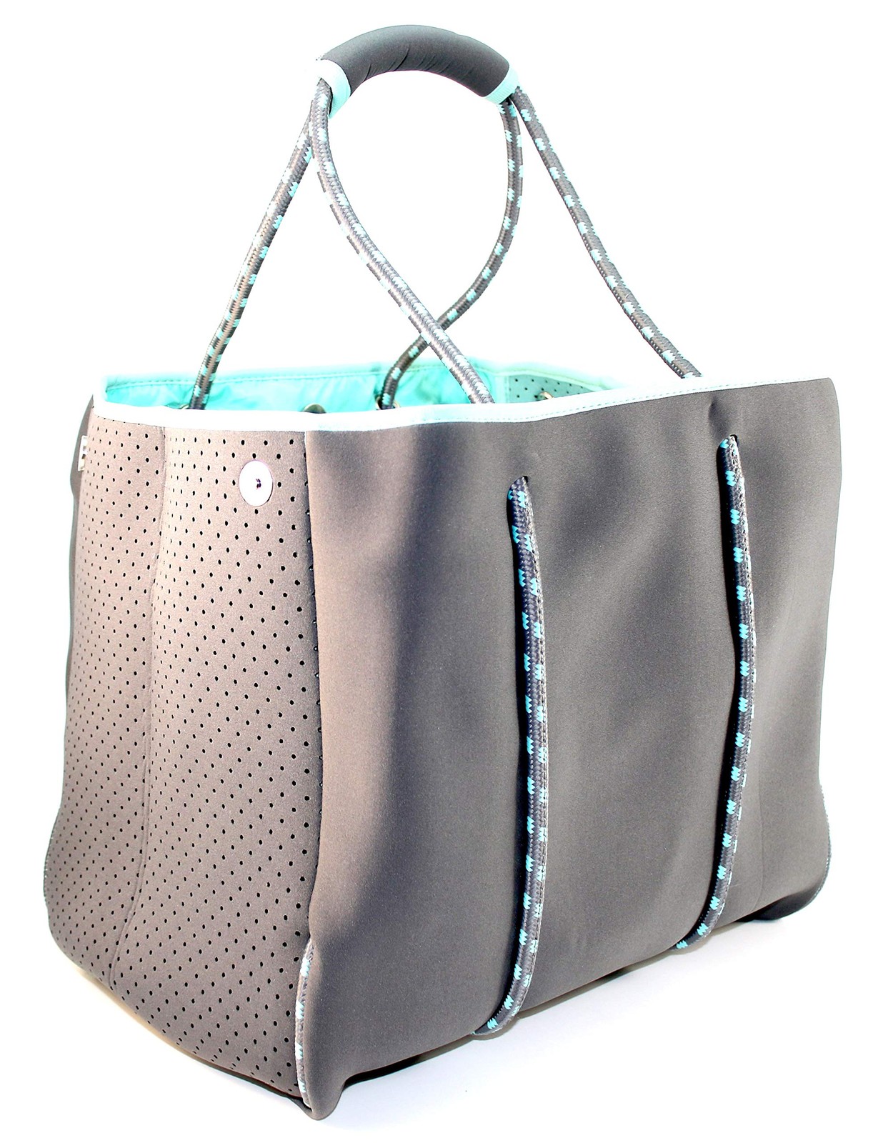 Large Designer Neoprene Beach Bag Tote For Women & Men | Versatile Pool Bag W…